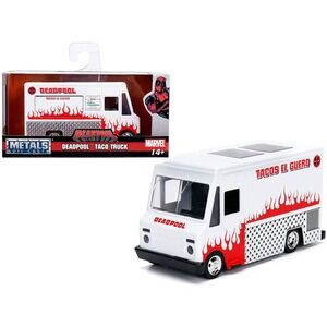 Deadpool Taco Truck White "Marvel" Series 1/32 Diecast Model by Jada